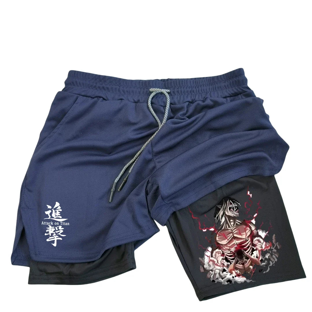 Gym Shorts – Training Wear, Attack on Titan Eden of Clothes 