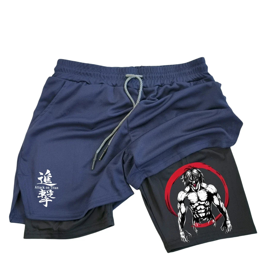 Gym Shorts – Training Wear, Attack on Titan Eden of Clothes 
