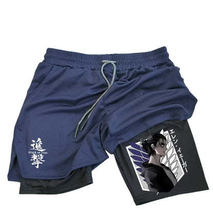Gym Shorts – Training Wear, Attack on Titan Eden of Clothes 
