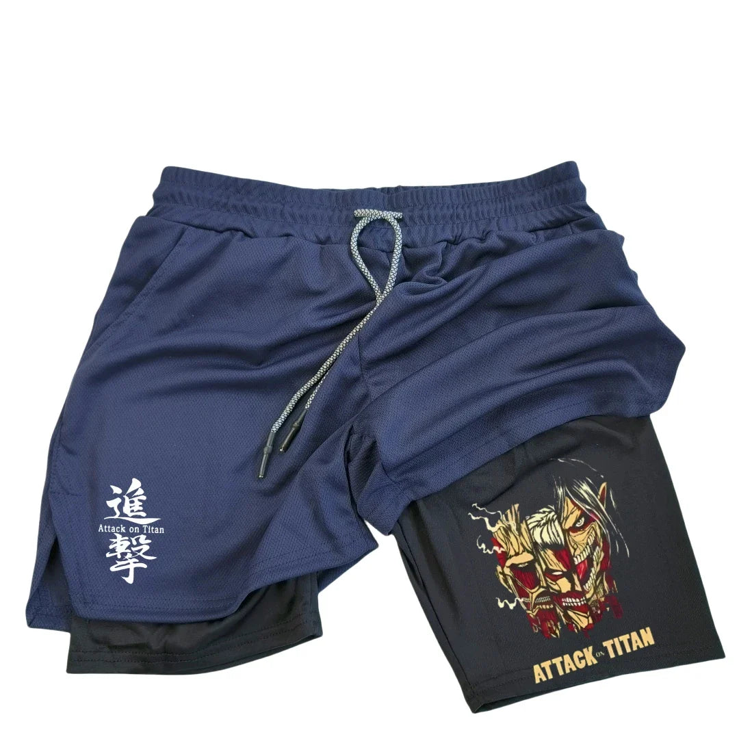 Gym Shorts – Training Wear, Attack on Titan Eden of Clothes 