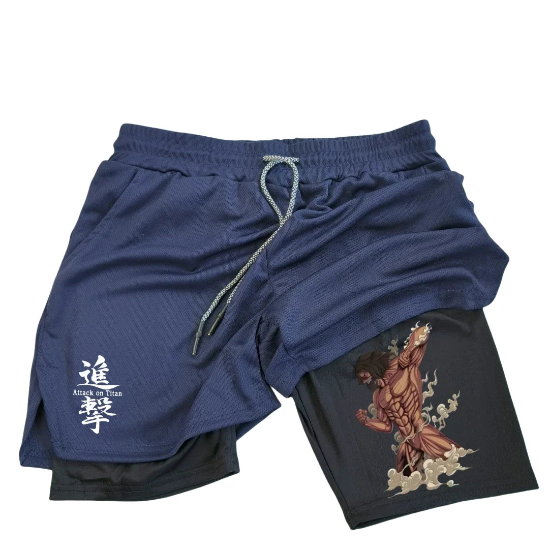 Gym Shorts – Training Wear, Attack on Titan Eden of Clothes 
