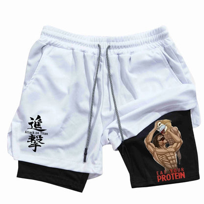 Gym Shorts – Training Wear, Attack on Titan Eden of Clothes 