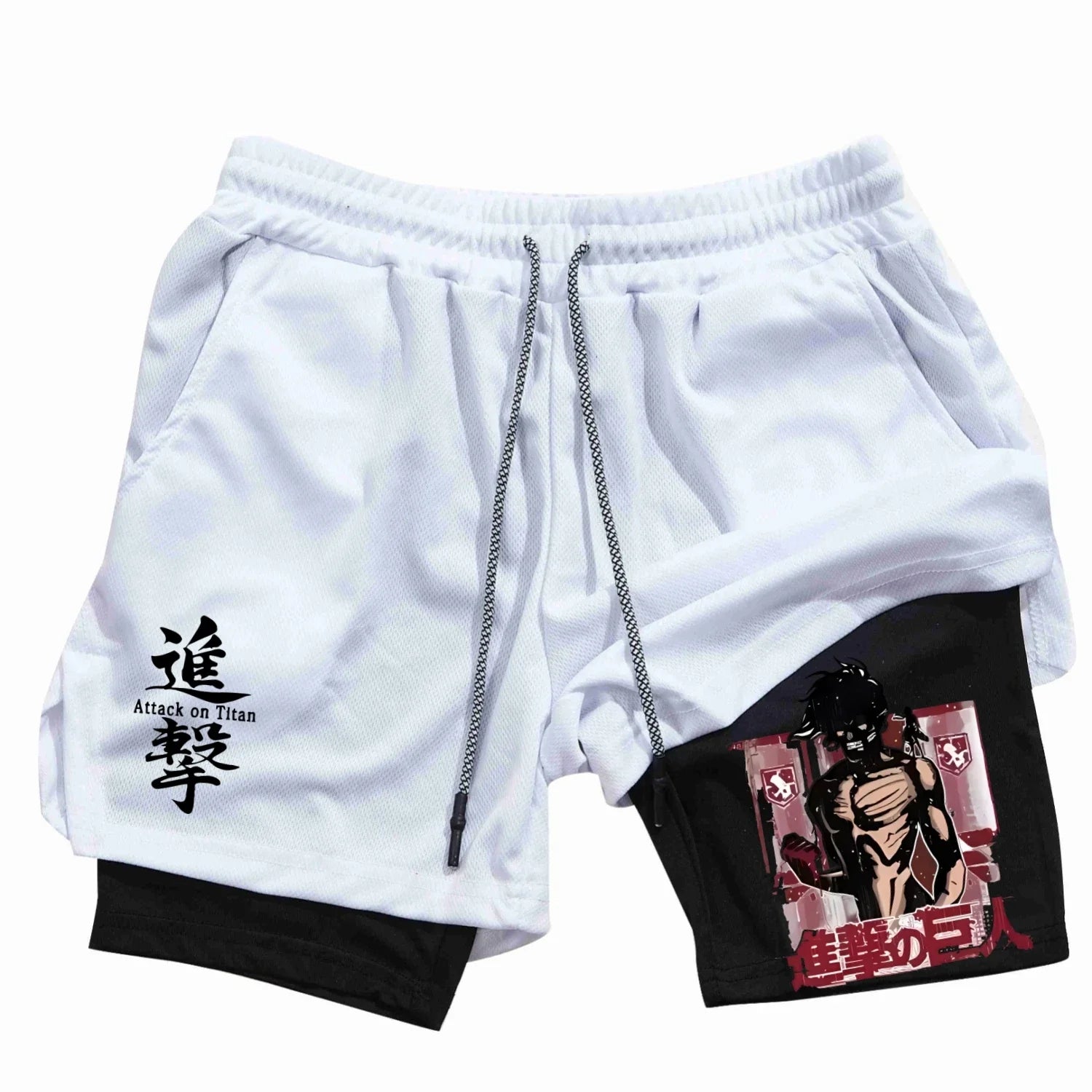 Gym Shorts – Training Wear, Attack on Titan Eden of Clothes 