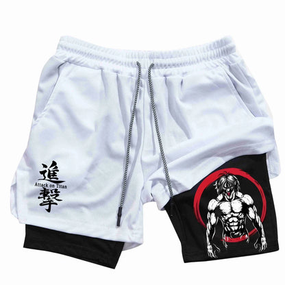 Gym Shorts – Training Wear, Attack on Titan Eden of Clothes 