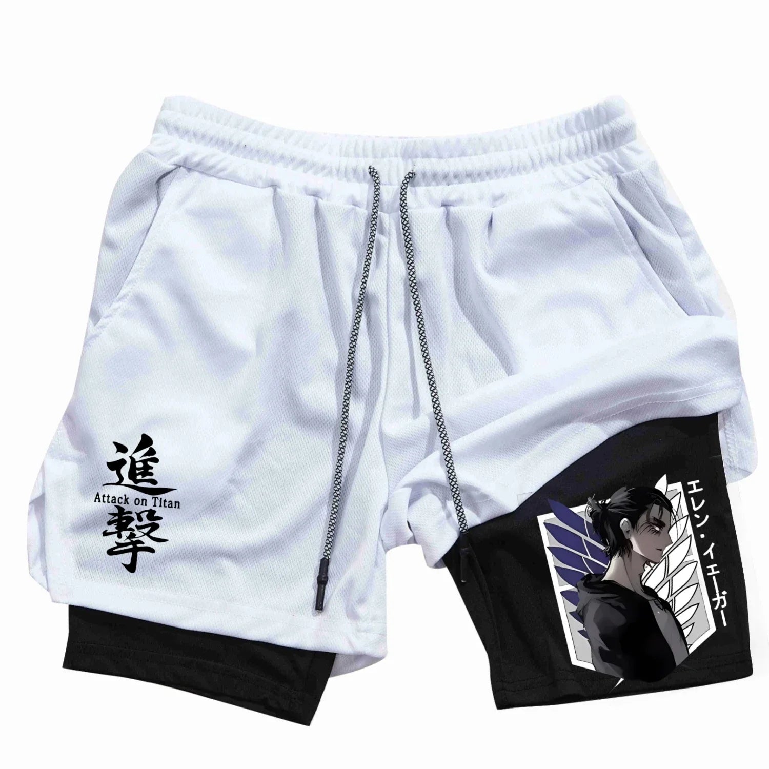 Gym Shorts – Training Wear, Attack on Titan Eden of Clothes 