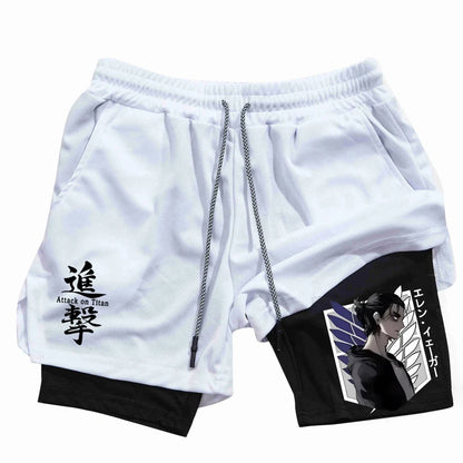 Gym Shorts – Training Wear, Attack on Titan Eden of Clothes 