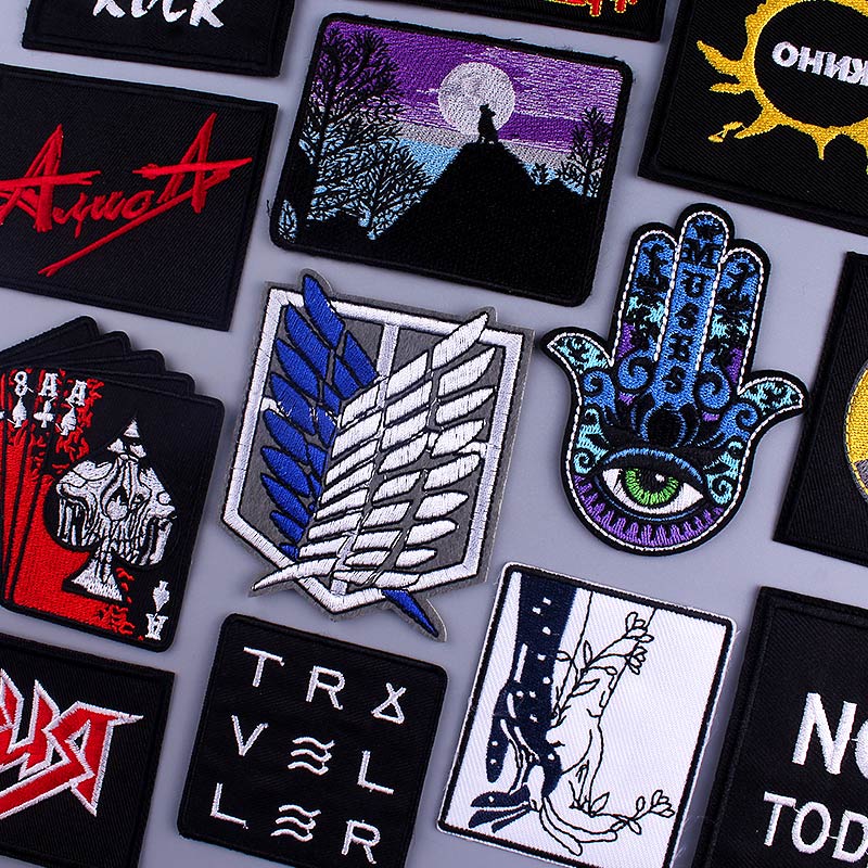 Embroidered Patches – Attack on Titan, Character Designs for Clothing Eden of Clothes 