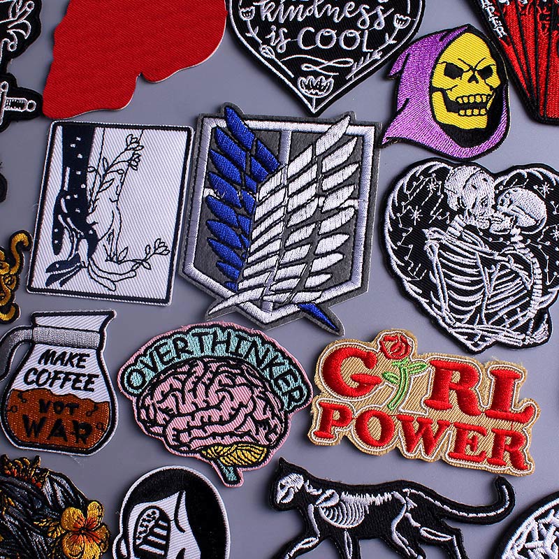 Embroidered Patches – Attack on Titan, Character Designs for Clothing Eden of Clothes 