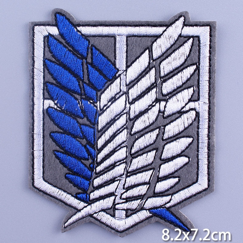 Embroidered Patches – Attack on Titan, Character Designs for Clothing Eden of Clothes 
