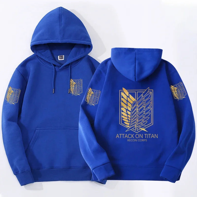 Printed Hoodie – Titan Design, Attack on Titan Eden of Clothes 
