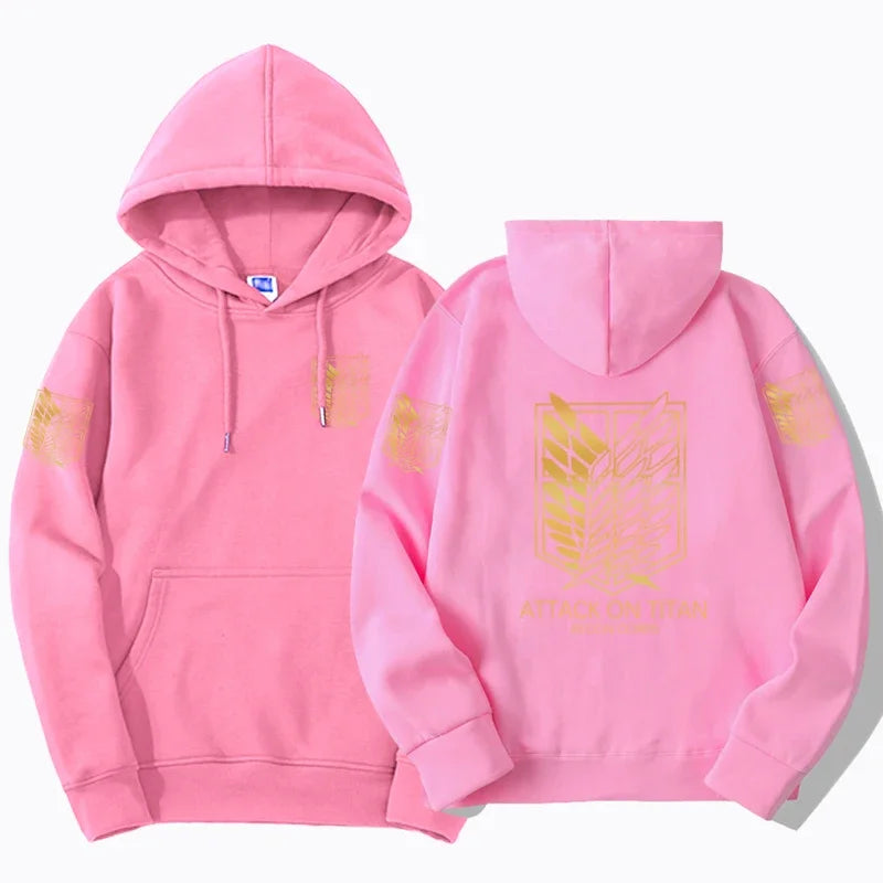 Printed Hoodie – Titan Design, Attack on Titan Eden of Clothes 