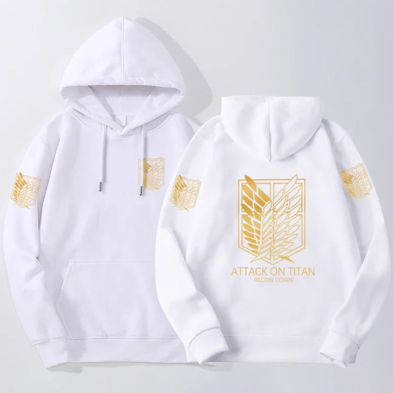 Printed Hoodie – Titan Design, Attack on Titan Eden of Clothes 