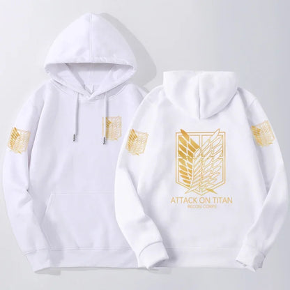 Printed Hoodie – Titan Design, Attack on Titan Eden of Clothes 