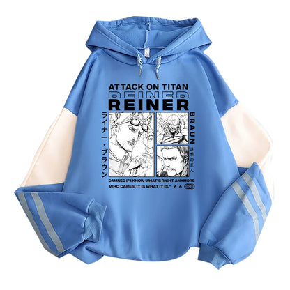 Reiner Braun Hoodie – Unisex, Titan Form, Attack on Titan (AoT) Eden of Clothes 