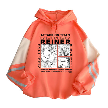 Reiner Braun Hoodie – Unisex, Titan Form, Attack on Titan (AoT) Eden of Clothes 