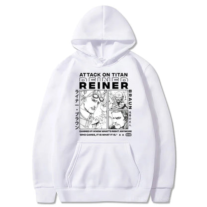 Reiner Braun Hoodie – Unisex, Titan Form, Attack on Titan (AoT) Eden of Clothes 