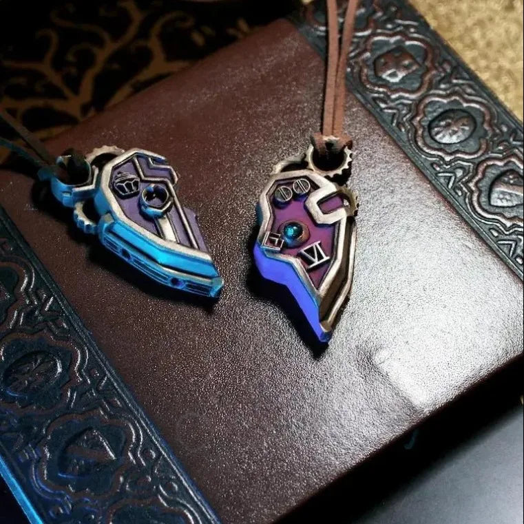 Arcane Vi Necklaces League of Legends Caitlyn·Kiramman Love Choker Kids Cosplay Toys Women Fashion Jewelry Couple