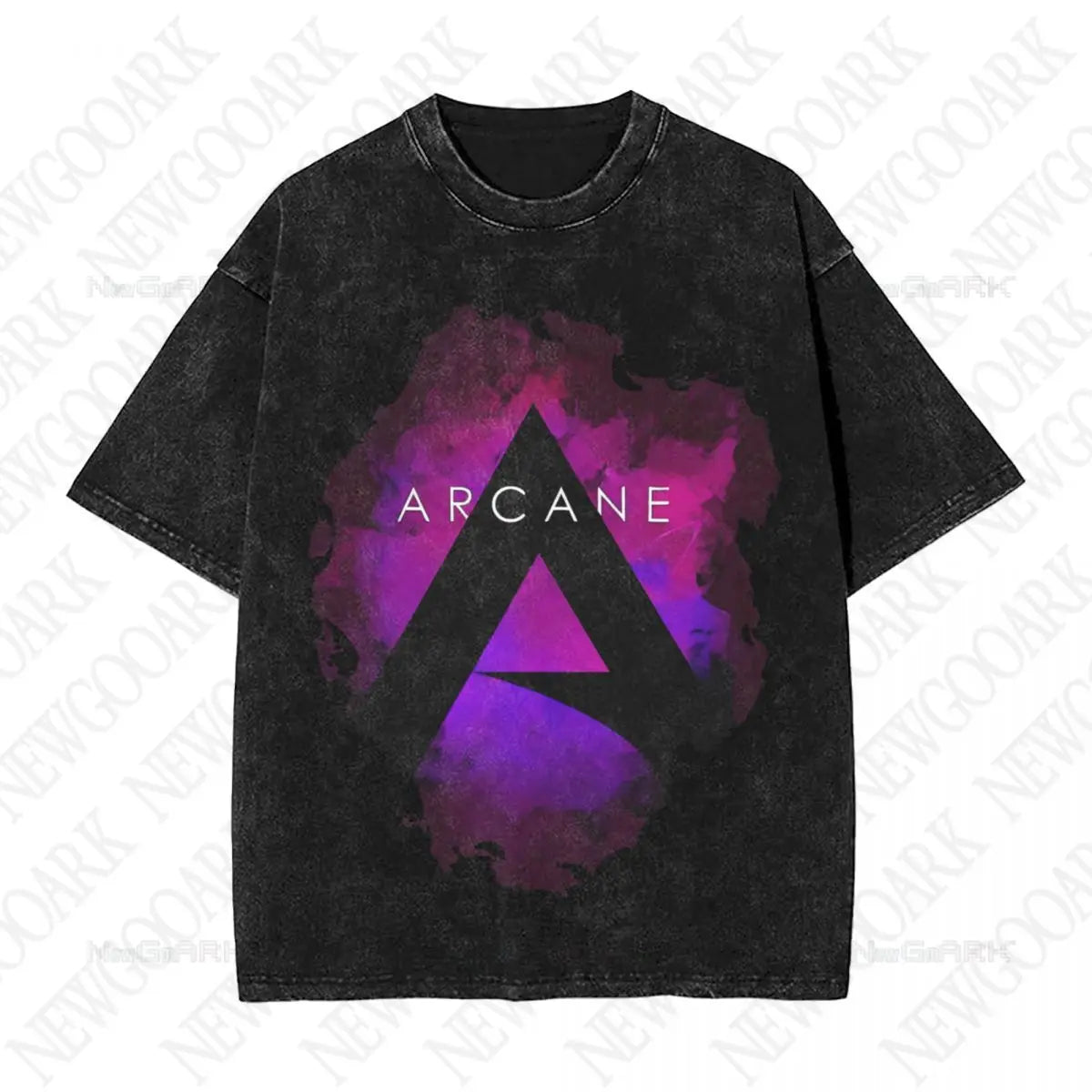 Arcane Vi Washed T Shirts Streetwear Hip Hop Novelty T-Shirt Tee Shirt Men Women Cotton Street Graphic Printed - 18