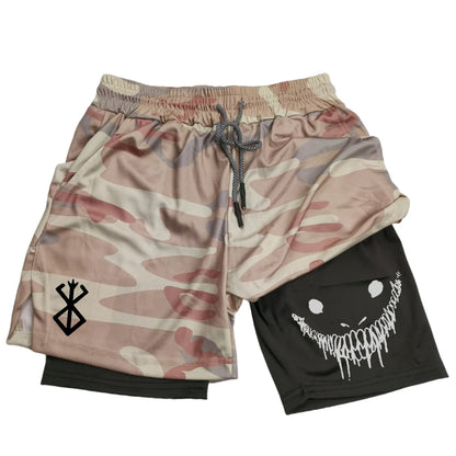 Berserk Smile Gym Shorts - Pants