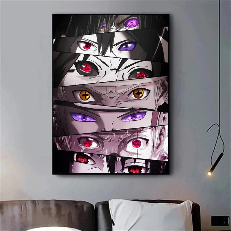 Cartoon Anime Eye Posters - Accessory