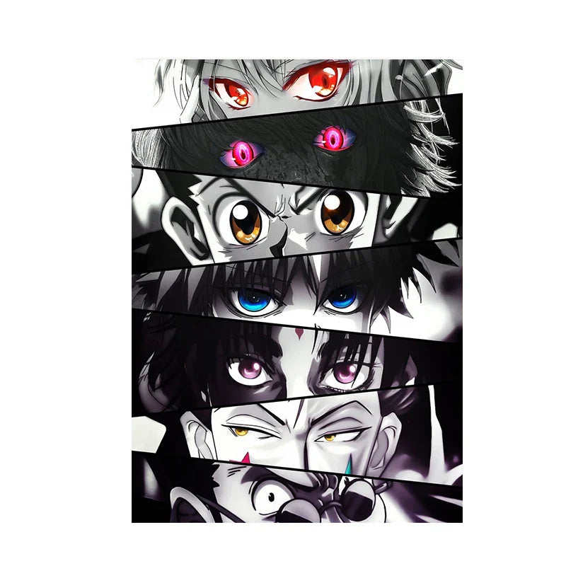 Cartoon Anime Eye Posters - Design 5 / 20X30Cm No Frame - Accessory