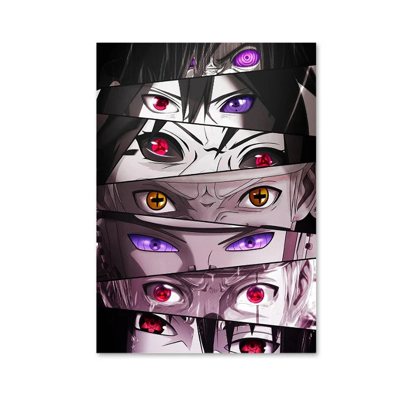 Cartoon Anime Eye Posters - Design 6 / 20X30Cm No Frame - Accessory