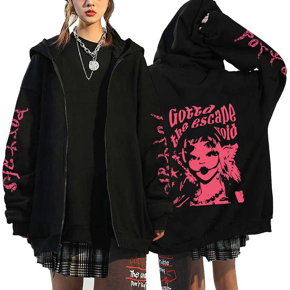 Casual Zip-Up Hoodie – Comfortable Design, Everyday Wear Eden of Clothes 