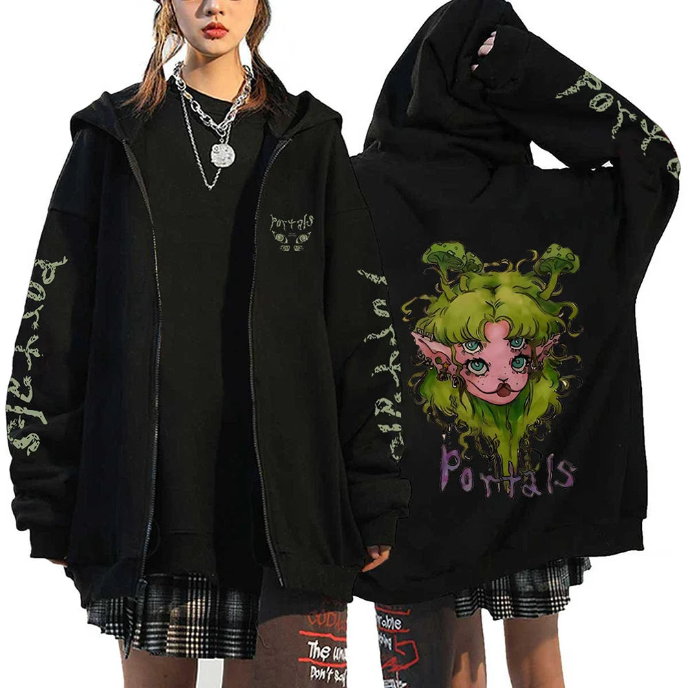 Casual Zip-Up Hoodie – Comfortable Design, Everyday Wear Eden of Clothes 
