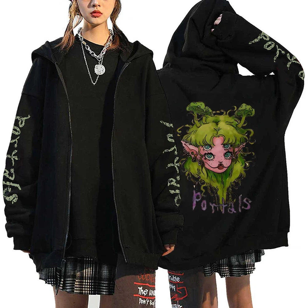 Casual Zip-Up Hoodie – Comfortable Design, Everyday Wear Eden of Clothes 