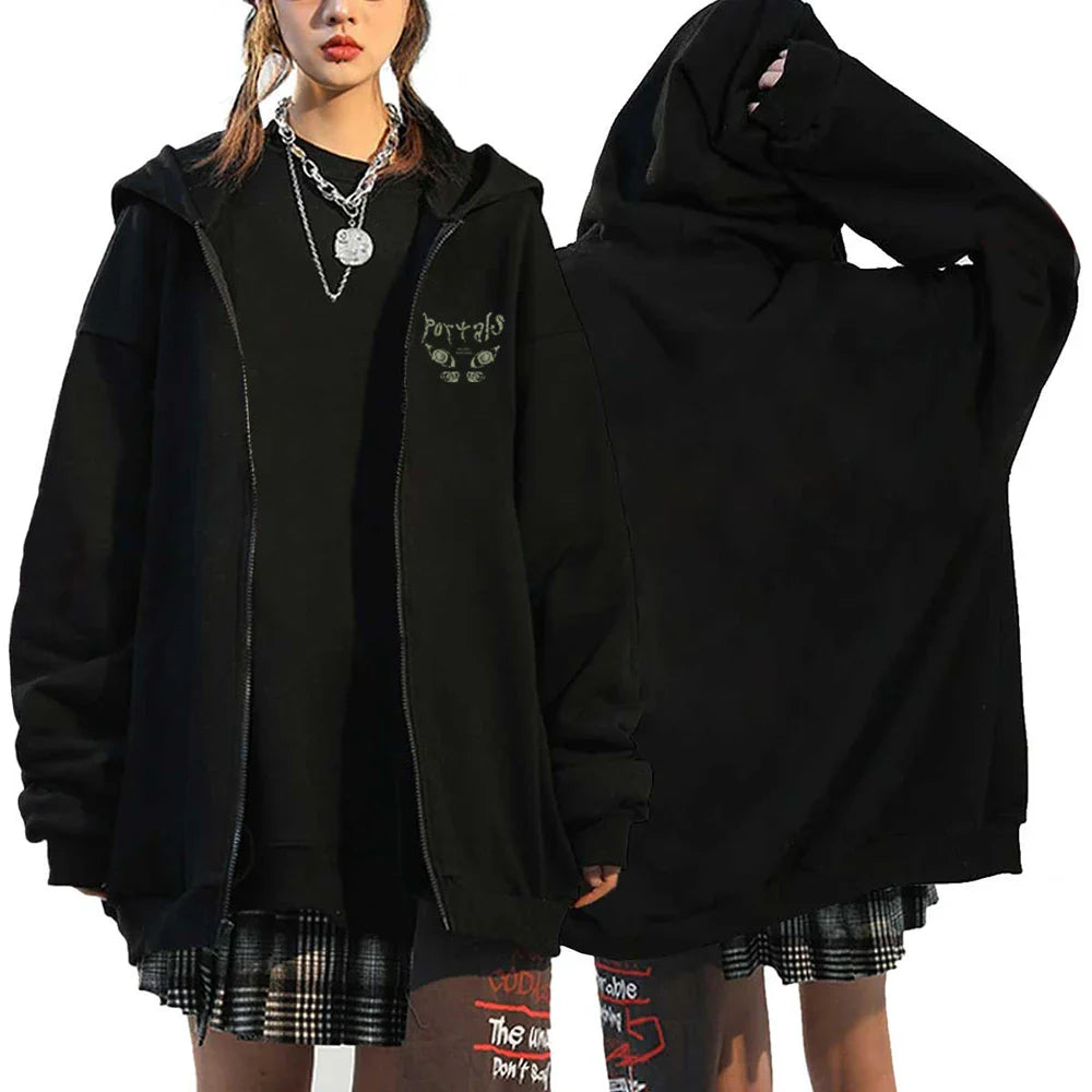 Casual Zip-Up Hoodie – Comfortable Design, Everyday Wear Eden of Clothes 