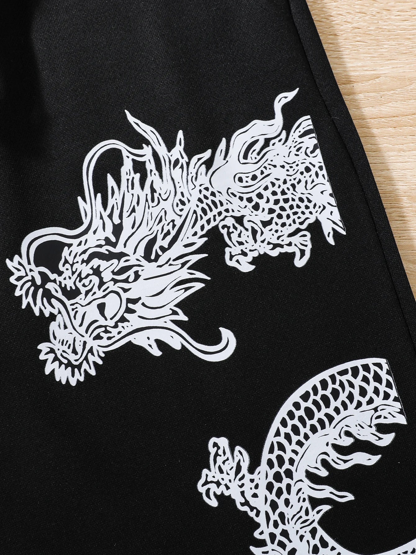 Chinese wind dragon print Joggers - Pants