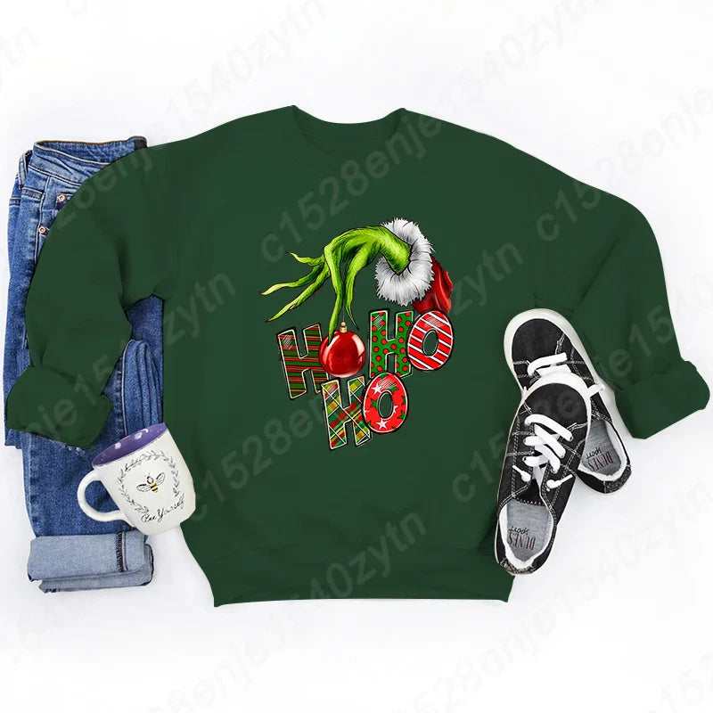 Cozy Christmas Sweatshirts - army green / S - Hoodie