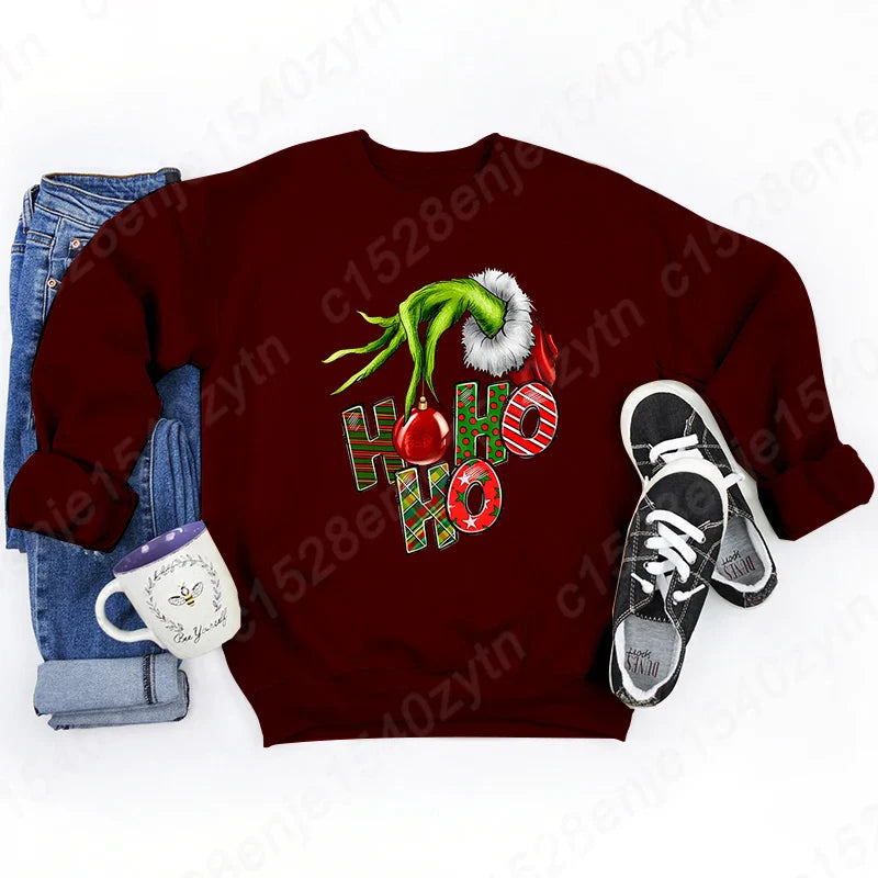 Cozy Christmas Sweatshirts - Burgundy / S - Hoodie