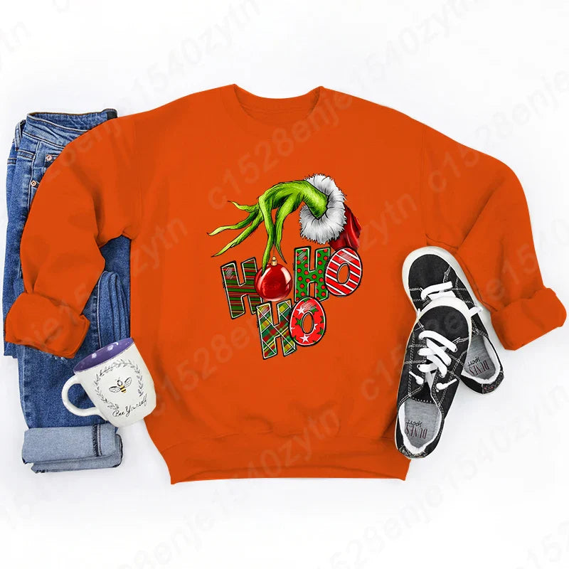 Cozy Christmas Sweatshirts - Orange / S - Hoodie