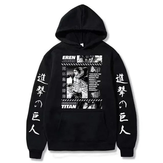 Custom Hoodie – Warm Design, Anime Style Eden of Clothes 