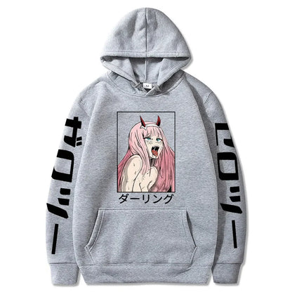 Ahegao Hoodie – Casual, Darling in the Franxx Eden of Clothes 