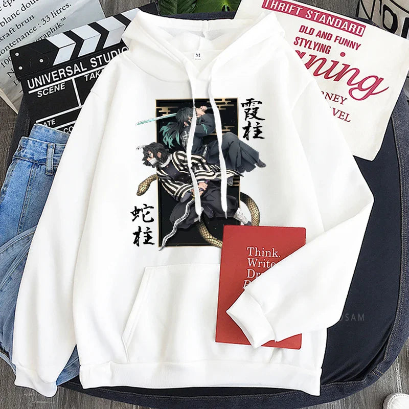 Demon Slayer Iguro Obanai And Tokitou Muichirou Hoodie Eden of Clothes 