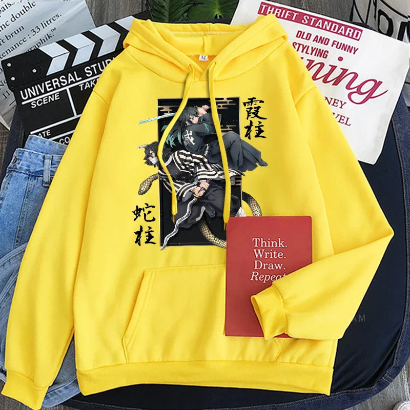 Demon Slayer Iguro Obanai And Tokitou Muichirou Hoodie Eden of Clothes 