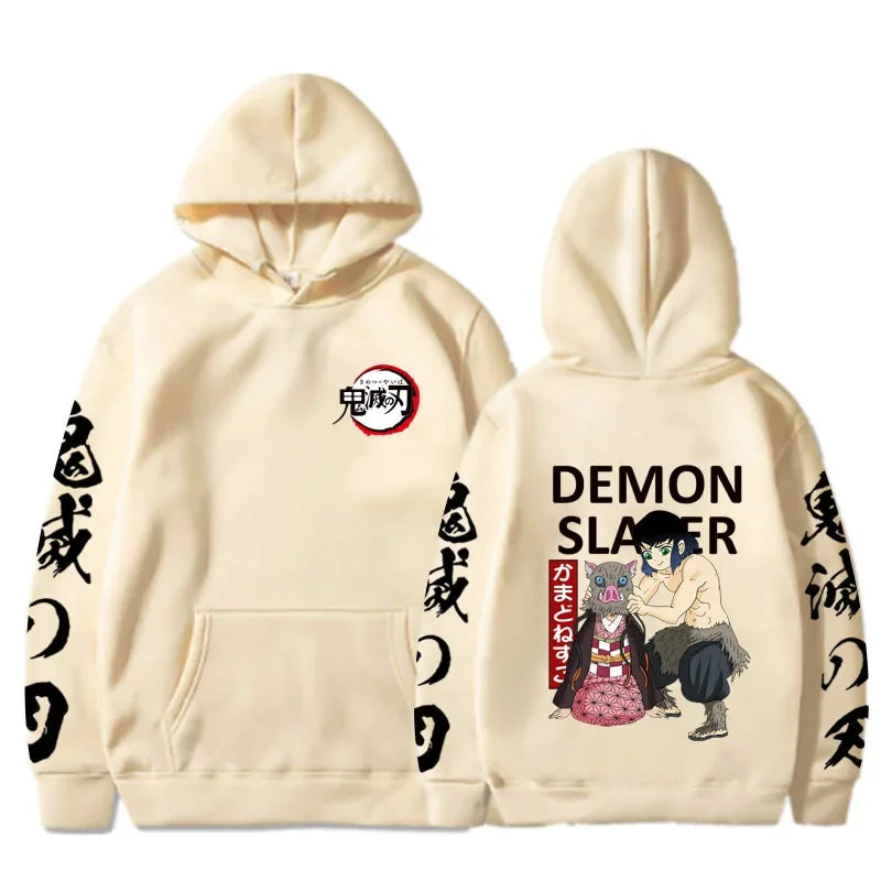 Inosuke Hoodie – Comfortable Fit, Demon Slayer Eden of Clothes 