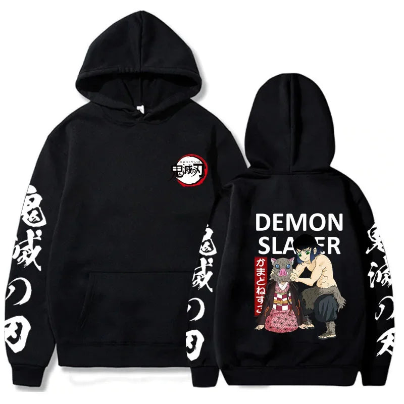 Inosuke Hoodie – Comfortable Fit, Demon Slayer Eden of Clothes 