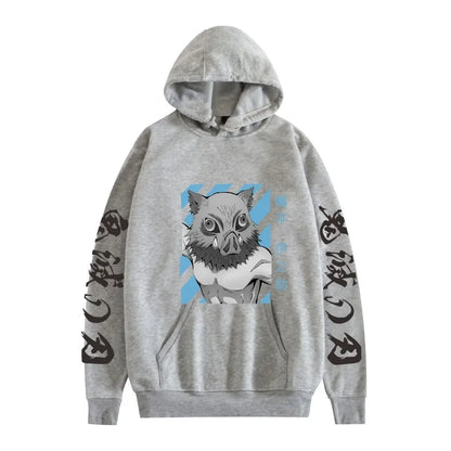 Inosuke Hoodie – Comfortable Fit, Demon Slayer Eden of Clothes 