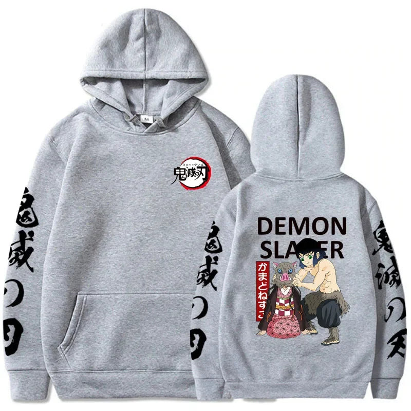 Inosuke Hoodie – Comfortable Fit, Demon Slayer Eden of Clothes 