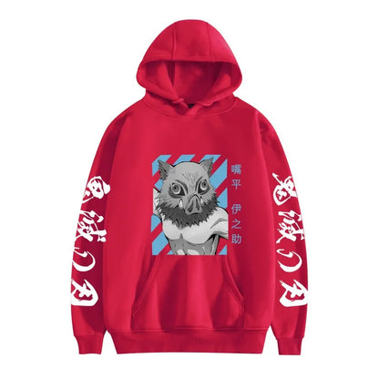 Inosuke Hoodie – Comfortable Fit, Demon Slayer Eden of Clothes 
