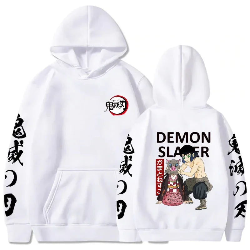 Inosuke Hoodie – Comfortable Fit, Demon Slayer Eden of Clothes 