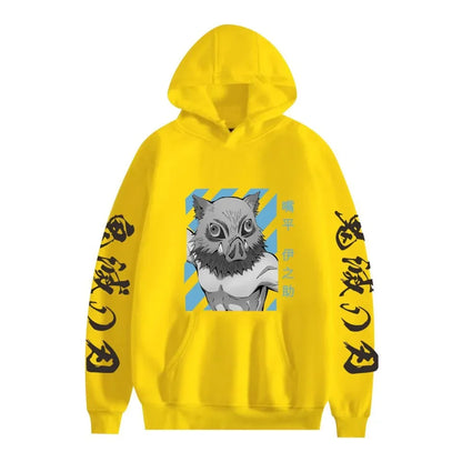 Inosuke Hoodie – Comfortable Fit, Demon Slayer Eden of Clothes 