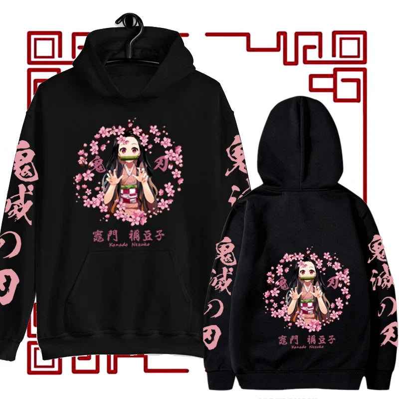 Demon Slayer Nezuko Cherry Blossom Hoodie - Hoodie