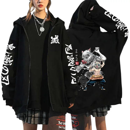 Demon Slayer Zipper Jacket - Jacket