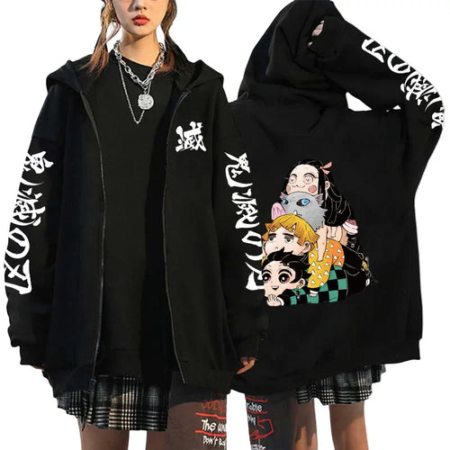 Demon Slayer Zipper Jacket - Jacket