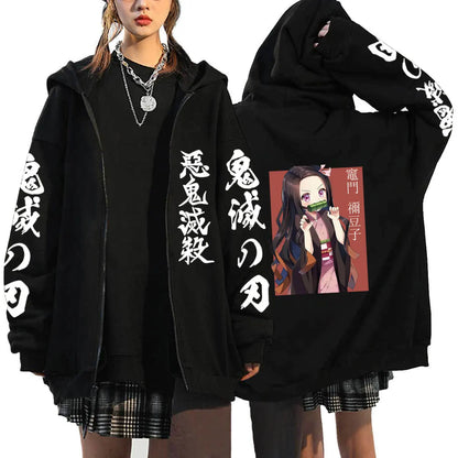 Demon Slayer Zipper Jacket - Jacket