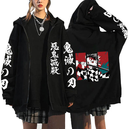 Demon Slayer Zipper Jacket - Jacket